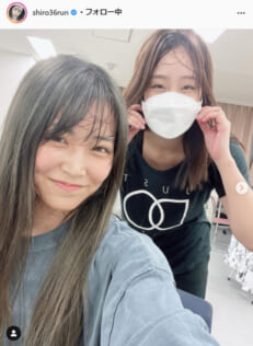 NMB48・白間美瑠公式Instagram（shiro36run）より