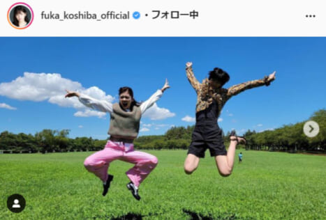 小芝風花公式Instagram（fuka_koshiba_official）より