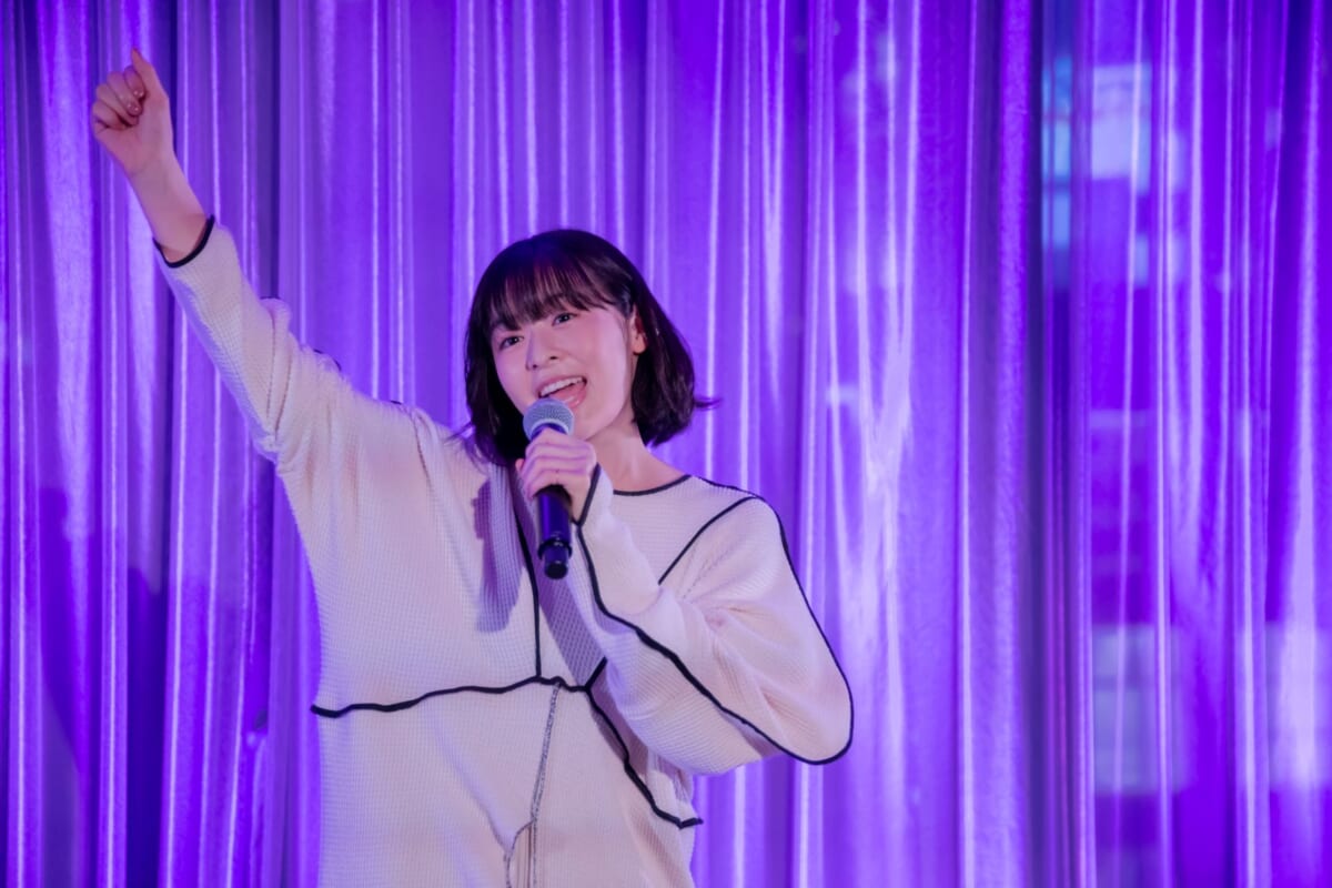 森七菜「深海」リリース記念配信イベントphoto TOMOKAZU TAZAWA