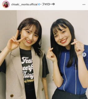 モーニング娘。’21・森戸知沙希公式Instagram（chisaki__morito.official）より