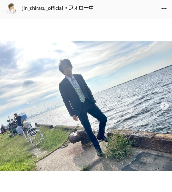 白洲迅公式Instagram(jin_shirasu_official)より