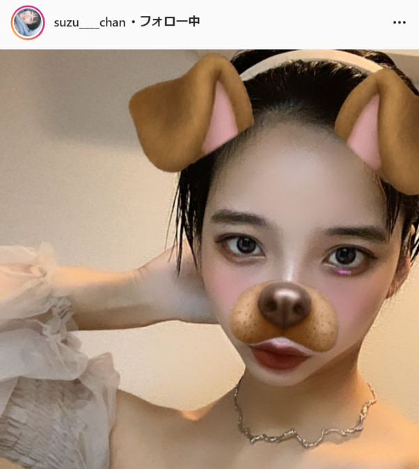 山之内すず公式Instagram（suzu____chan）より