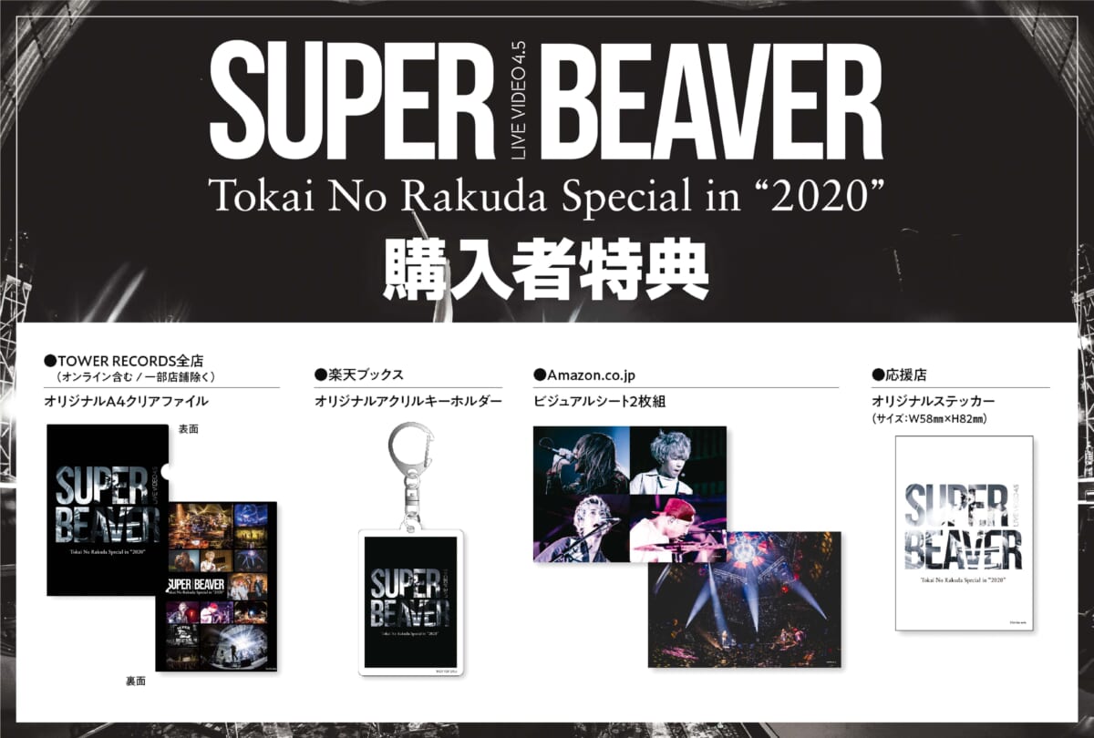 『LIVE VIDEO 4.5 Tokai No Rakuda Special in “2020”』購入者特典