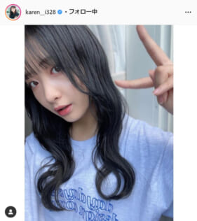 石川翔鈴公式Instagram（karen__i328）より