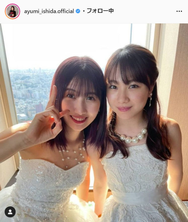 モーニング娘。’21・石田亜佑美公式Instagram（ayumi_ishida.official）より