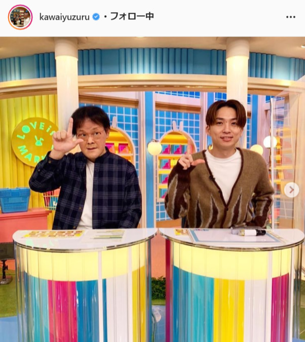 アインシュタイン・河井ゆずる公式Instagram（kawaiyuzuru）より