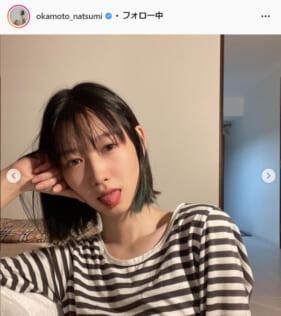 岡本夏美公式Instagram（okamoto_natsumi）より