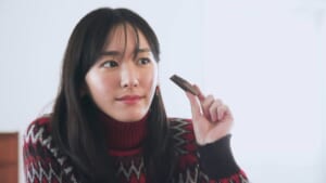 新垣結衣「メルティーキッス」新グラフィック広告メイキング