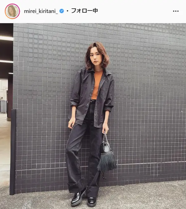 桐谷美玲のデニムセットアップ全身写真に パンツコーデ素敵 ほんとにスタイルよすぎる Tv Life Web