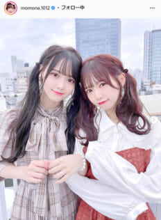 ラストアイドル・松本ももな公式Instagram（momona.1012）より