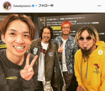 アインシュタイン・河井ゆずる公式Instagram（kawaiyuzuru）より