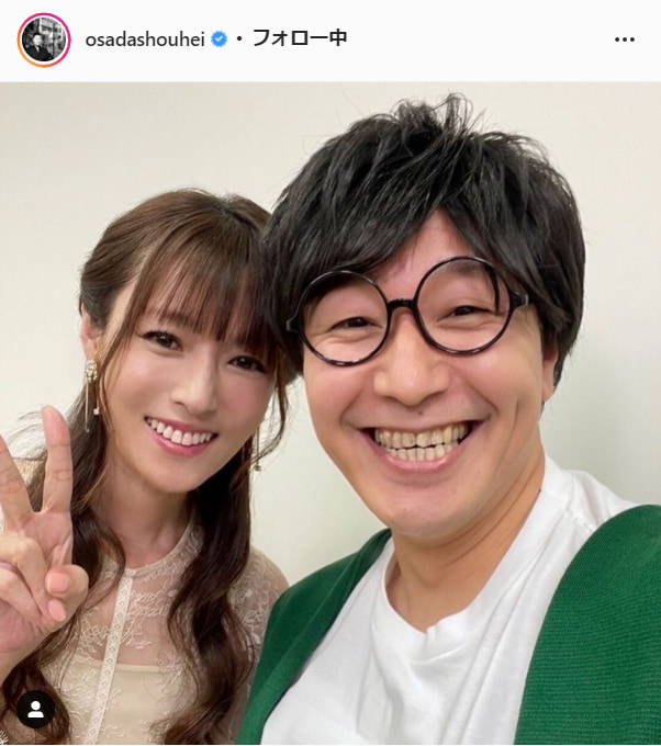 チョコレートプラネット・長田庄平公式Instagram（osadashouhei）より