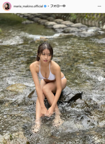 モーニング娘。’21・牧野真莉愛公式Instagram(maria_makino.official)より