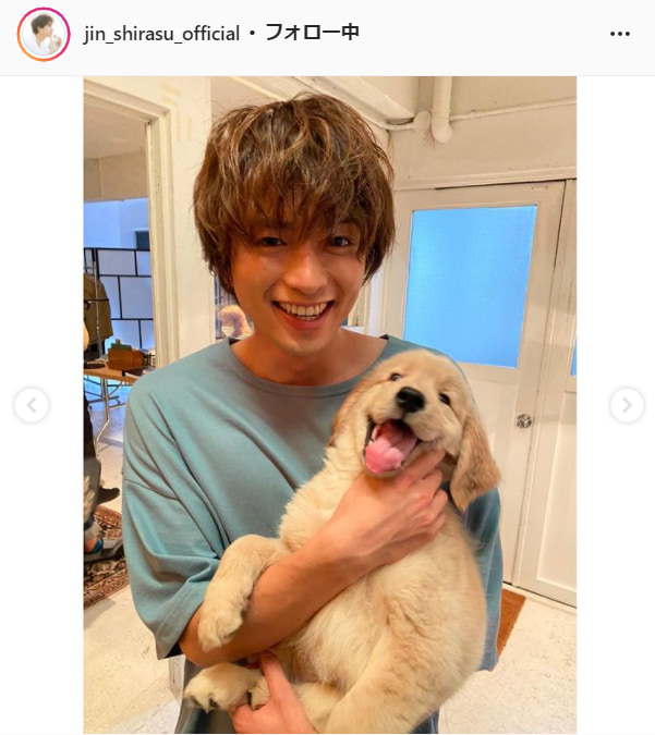 白洲迅公式Instagram(jin_shirasu_official)より