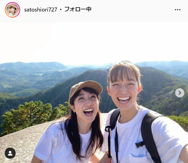 佐藤栞里公式Instagram（satoshiori727）より