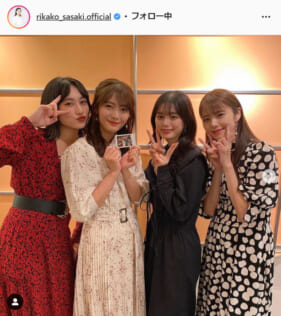 アンジュルム・佐々木莉佳子公式Instagram（rikako_sasaki.official）より