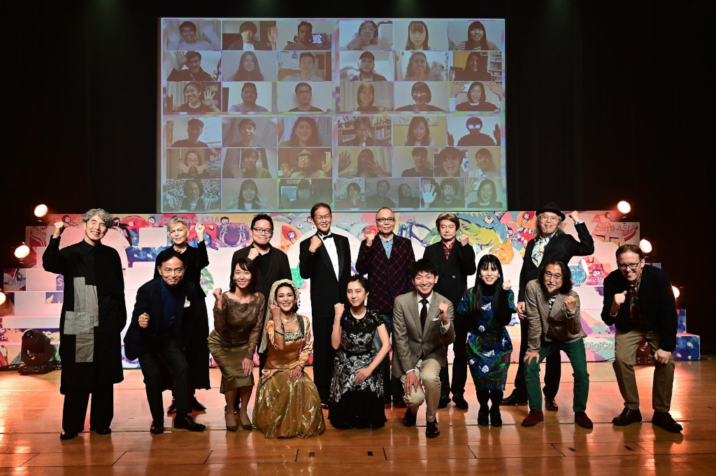 昨年開催された 22nd DigiCon6 ASIA Awards オンラインで参加した受賞者と審査員の方々