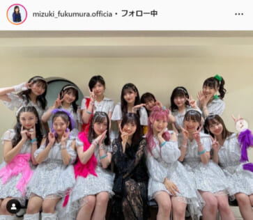 モーニング娘。’21・譜久村聖公式Instagram（mizuki_fukumura.official）より