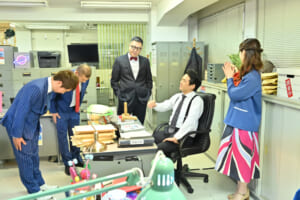 （左から）福田薫、益子卓郎（Ｕ字工事）、長谷川忍（シソンヌ）、劇団ひとり、ファーストサマーウイカ