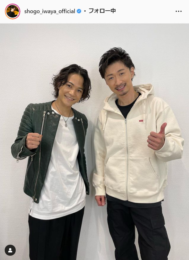 THE RAMPAGE・岩谷翔吾公式Instagram（shogo_iwaya_official）より