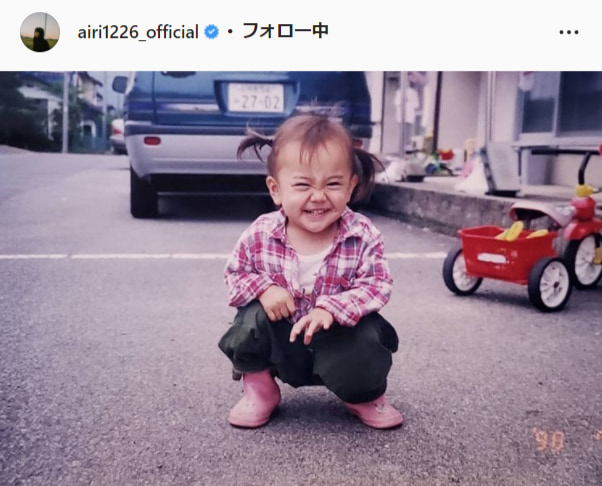 松井愛莉公式Instagram(airi1226_official)より