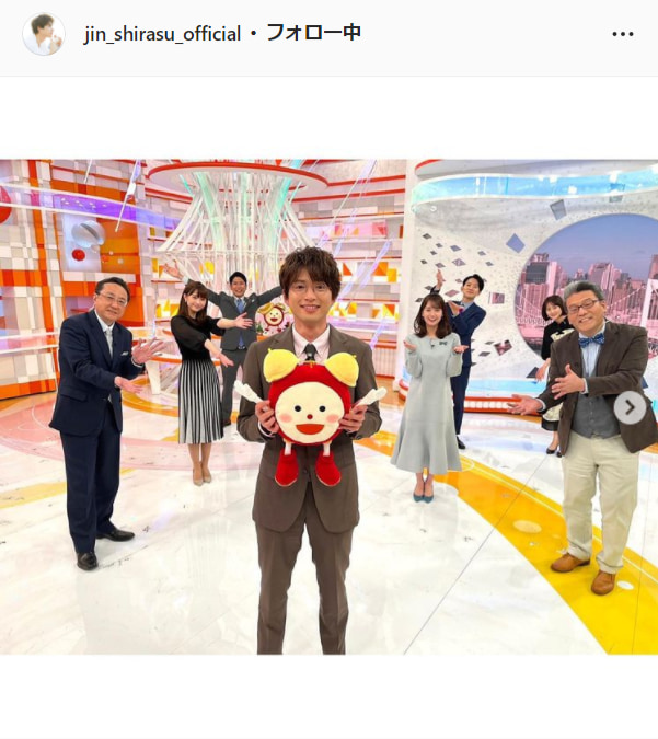 白洲迅公式Instagram（jin_shirasu_official）より