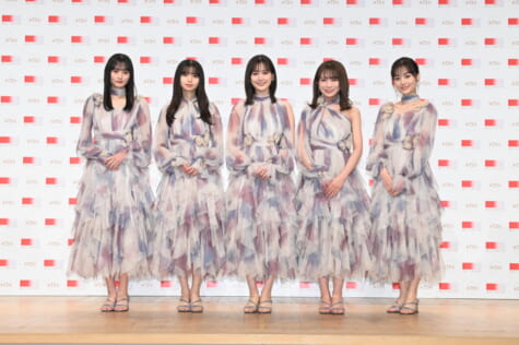 『第72回NHK紅白歌合戦』リハーサルに参加した乃木坂46（左から）遠藤さくら、齋藤飛鳥、生田絵梨花、秋元真夏、山下美月