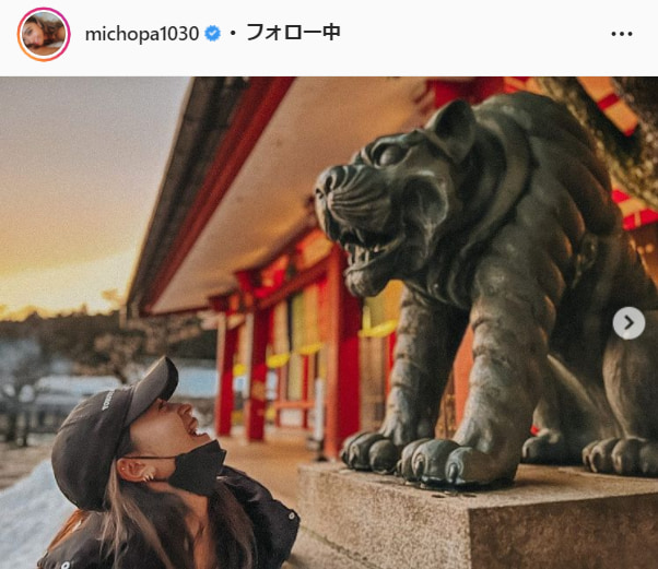 池田美優公式Instagram（michopa1030）より