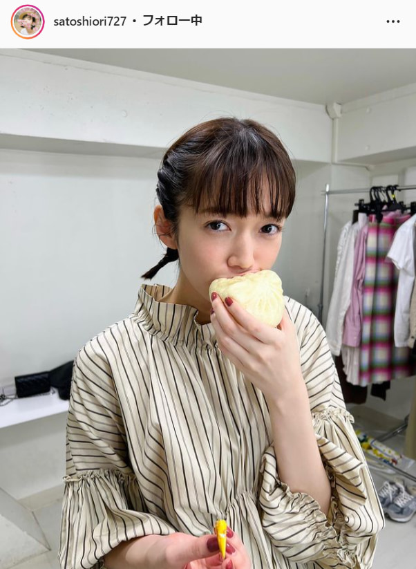 佐藤栞里公式Instagram（satoshiori727）より