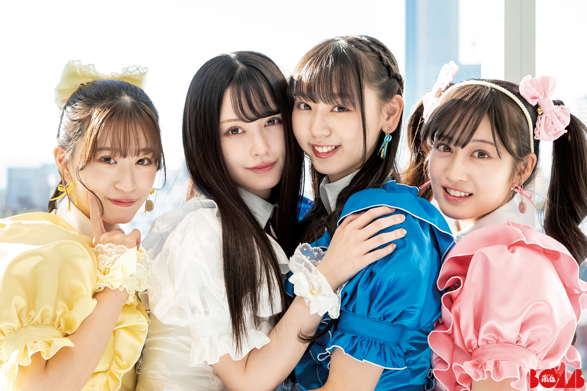 NMB48山本望叶・川上千尋・上西怜・泉綾乃「BOMB」3月号