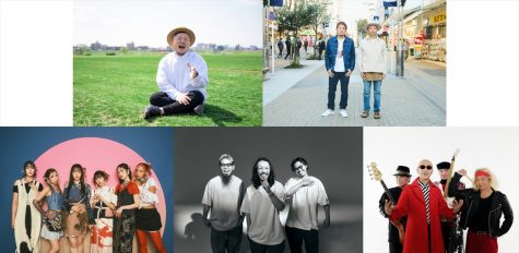 HIPPY、FUNKY MONKEY BΛBY'S、Little Glee Monster、WANIMA、爆風スランプ