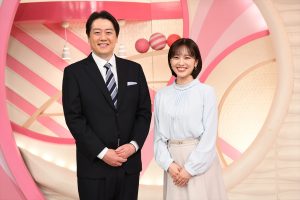 安村直樹アナ、河出奈都美アナ