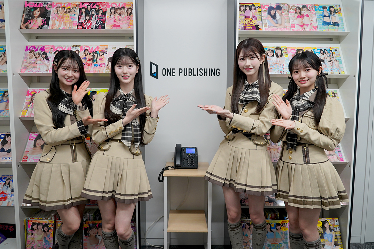 AKB48・八木愛月、伊藤百花、花田藍衣、千葉恵里