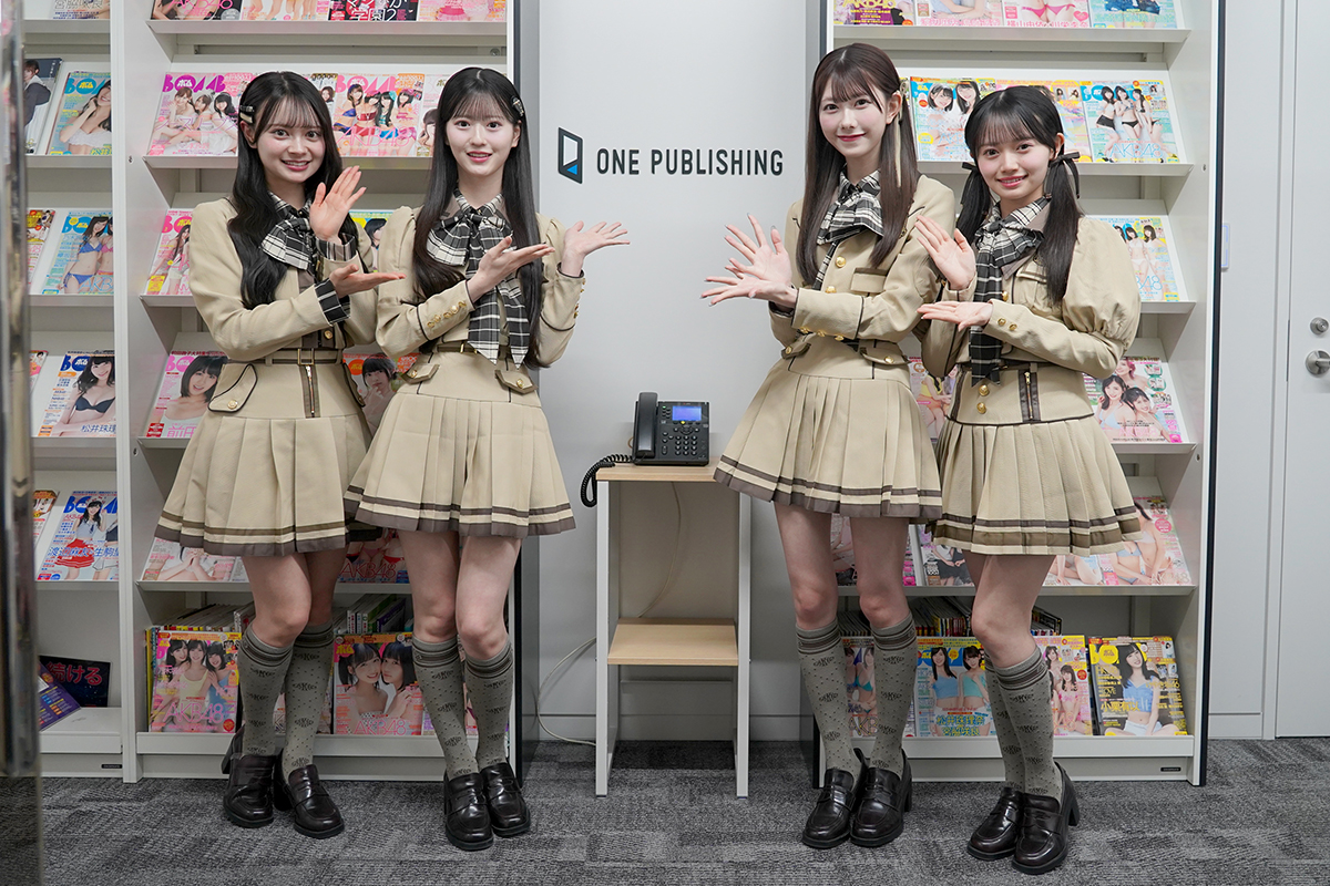 AKB48・八木愛月、伊藤百花、花田藍衣、千葉恵里