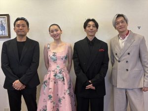 高橋一生、飯豊まりえ、井浦新、渡辺一貴監督