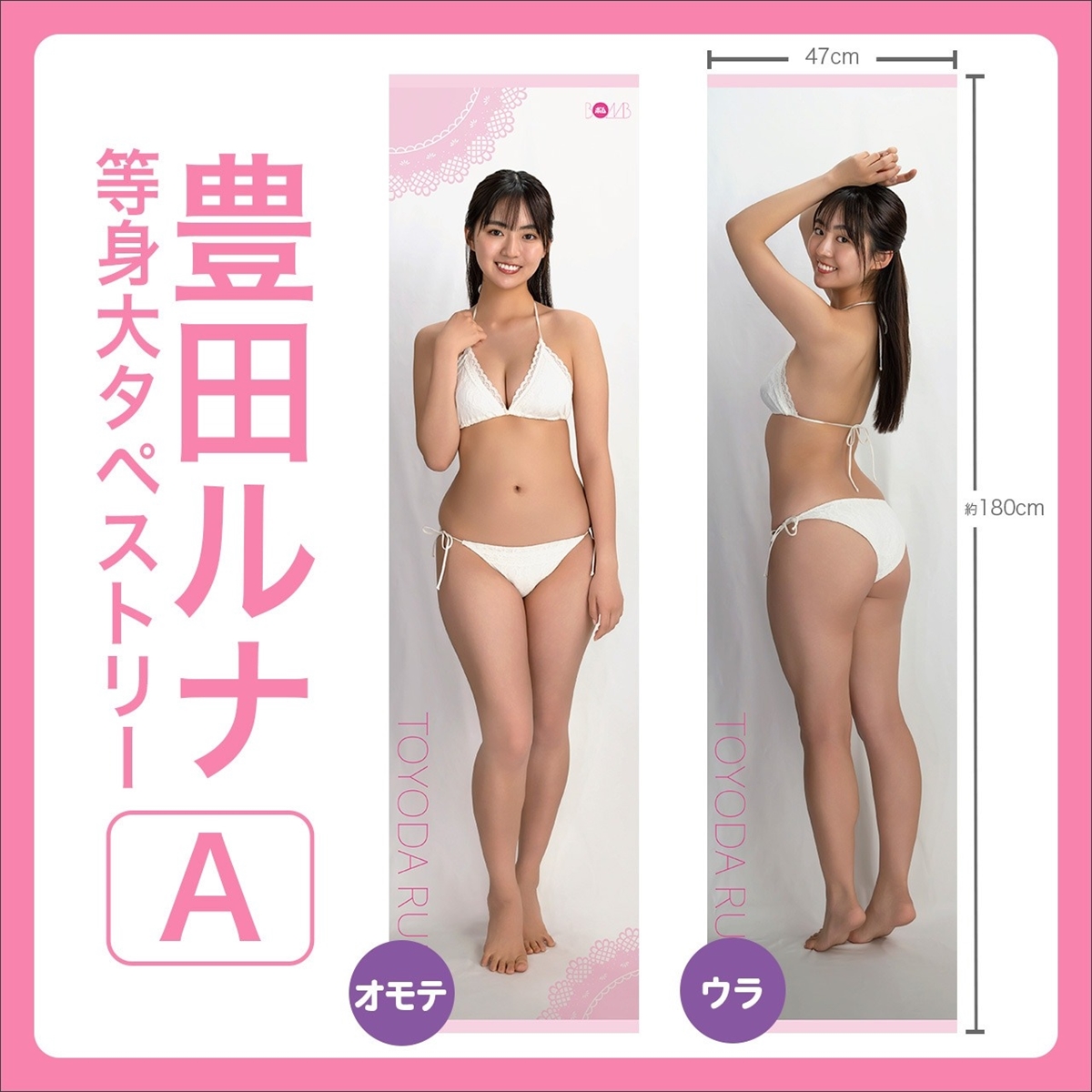豊田ルナ等身大タペストリー