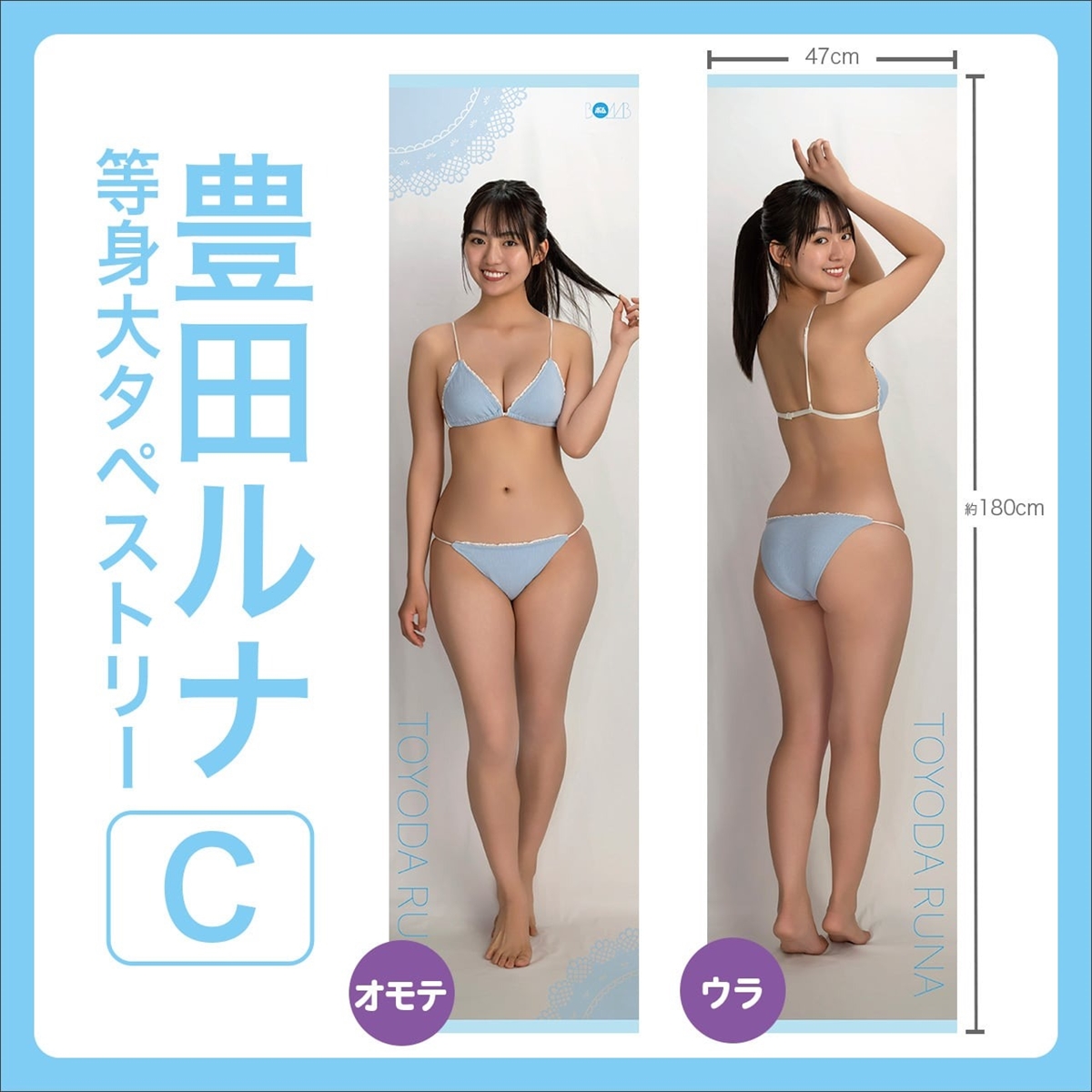 豊田ルナ等身大タペストリー