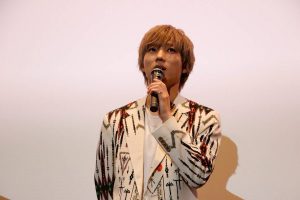 映画「死神遣いの事件帖 終」完成披露舞台あいさつ