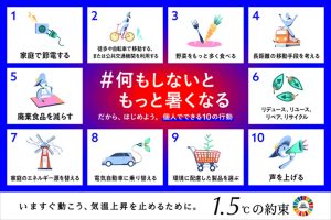 国連「個人でできる10の行動」
