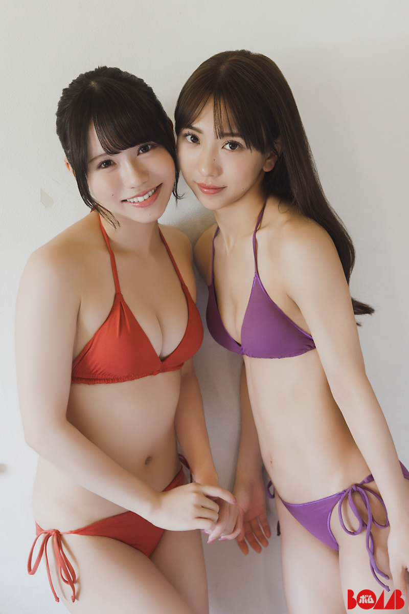 SKE48・熊崎晴香＆佐藤佳穂「BOMB」11月号