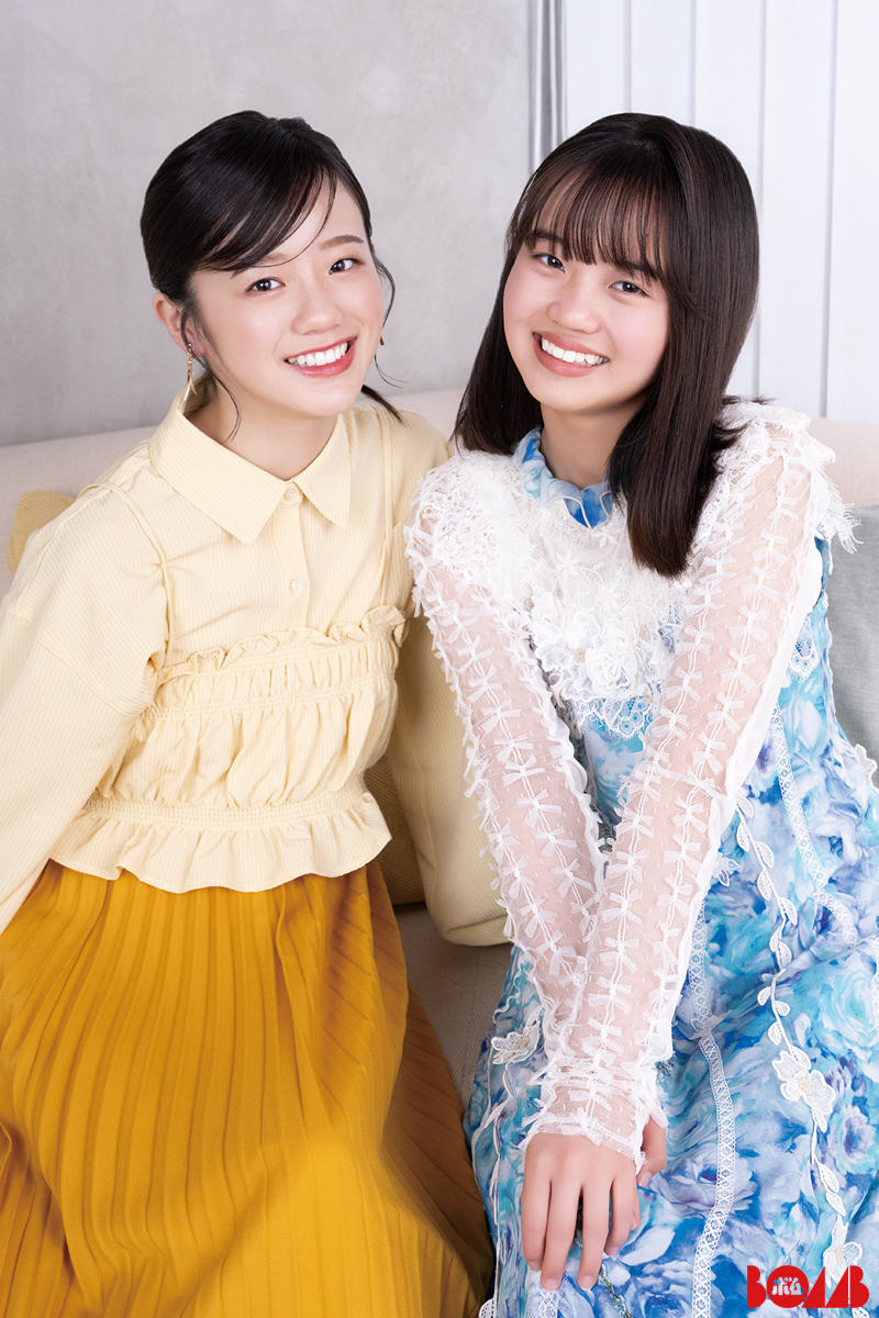 中島瑠菜&大島美優「BOMB」5月号