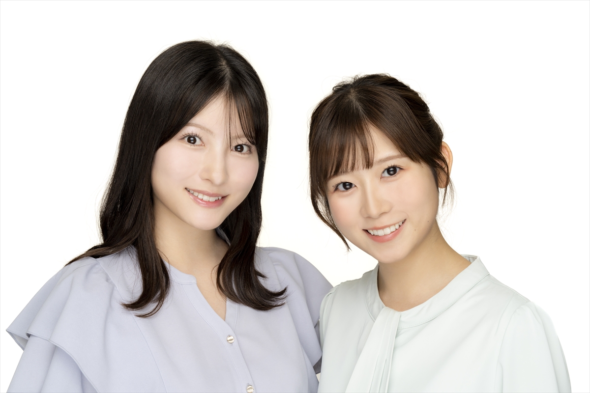 北川莉央アナ、鈴木芹里乃アナ