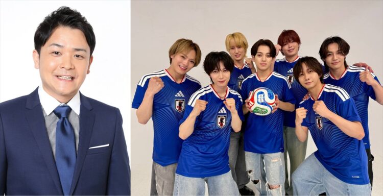 千鳥・ノブ、Travis Japan・川島如恵留、吉澤閑也、松倉海斗、七五三掛龍也、宮近海斗、中村海人、松田元太