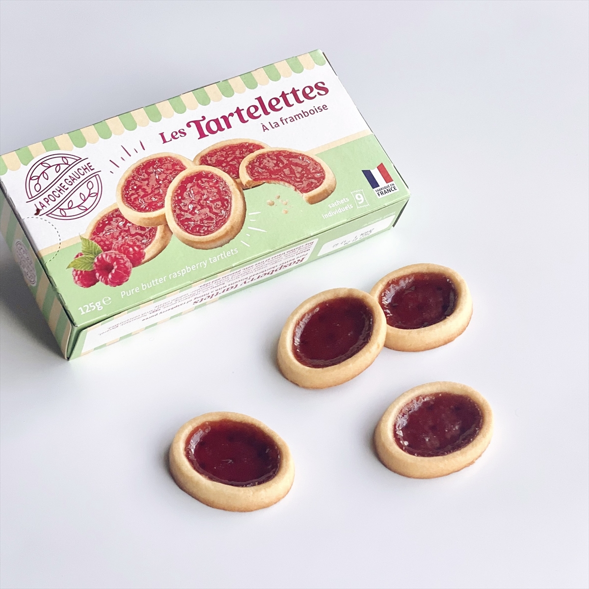 ラ・ポシェ・ゴシュ タルトレット ラズベリー 486円(125g)
