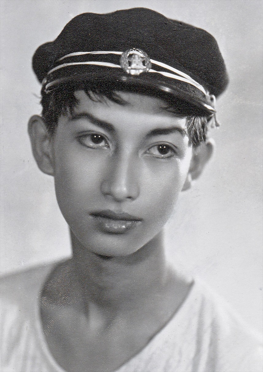 美輪明宏さん(15歳当時)